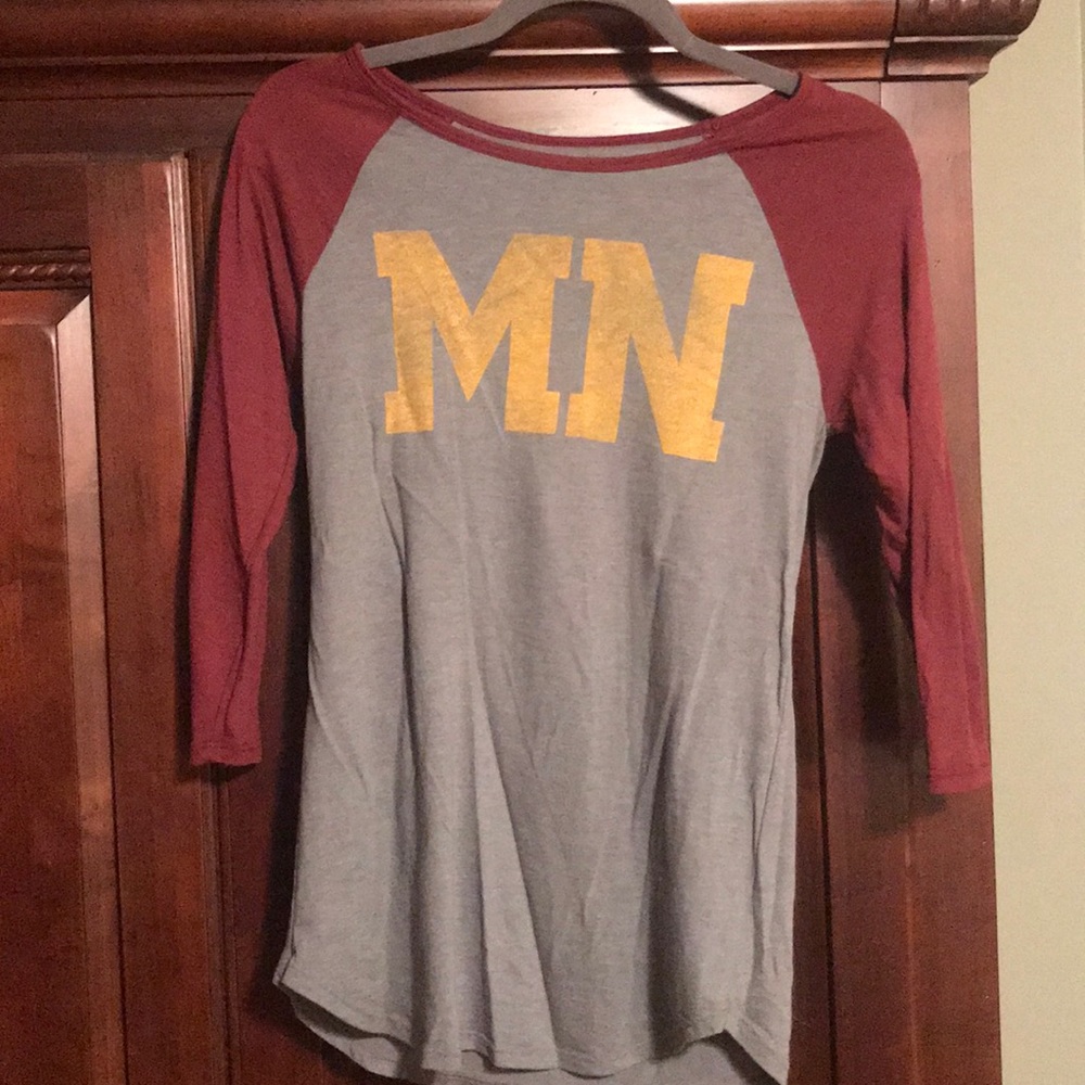 U of M 3/4 sleeve